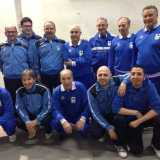 I giocatori di bocce della Sammichele in formazione